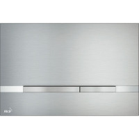 Клавиша смыва Alcaplast Flat Alunox STRIPE Матовый металл