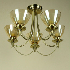 Люстра Florex потолочная модерн Е14 5*60W (L.4008/5PL BRONZO CHIARO)