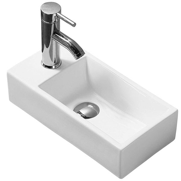 Раковина CeramaLux 41 9048 L белая Раковина CeramaLux 41 9048 L белая