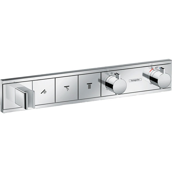 Смеситель для душа Hansgrohe RainSelect 15356000 с термостатом Хром Смеситель для душа Hansgrohe RainSelect 15356000 с термостатом Хром