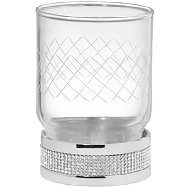 Стакан для зубных щеток Boheme Royal Cristal 10931-CR Хром Стакан для зубных щеток Boheme Royal Cristal 10931-CR Хром